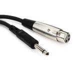 Hosa PXF-105 1.5m XLR женский - монофонический phone штекер аудио кабель 