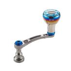 リブレ(LIVRE) 10689 ライトアーム 58 EP30ノブ シマノS2用 チタンプレート+ブルー LA58-EFS2-TIB