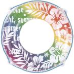 リブライト(Livlight) 浮き輪 子供 70cm レインボー ハイビスカス WR00758 うきわ 浮輪 水遊び