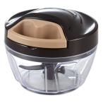 ショッピングチョッパー ベストコ 時短トルネードチョッパー ブラウン 12.5×9cm 包丁&まな板不要のみじん切り MA-2011