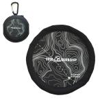 FOLDINGFLYINGDISK/TOPO BLACK ( складной flying диск /topo черный )
