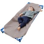 ナイスデイ mofua(モフア) イブル コットカバー ライトブラウン M(58×101cm) 綿100% お昼寝 保