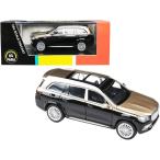 JADI Mercedes * maybach GLS черный обсидиан /kala - li Gold LHD 1/64 PA55303