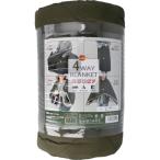 hokotto очень толстый обратная сторона боа 4WAY покрывало хаки слоновая кость 80cm×125cm