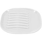 アルタ サラエット (saraet) パン皿 21×18×1.7cm グレー AR0604494