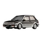 BM CREATIONS 1/64 Toyota Starlet турбо S 1998 EP71 черный / серебряный (RHD) конечный продукт 64B0254