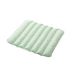 ショッピングビーズクッション 通気ビーズクッション 1624 グリーン ●規格:マット●サイズ:520×470×40mm