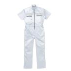ショッピング辰 山田辰 半袖ツナギ服 1030 シロ 3Lサイズ
