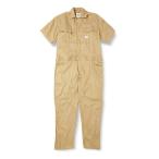 山田辰 AUTO-BI EDWIN つなぎ服 半袖 春夏用 カーキ 31-81015 K2 5L