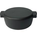 Ovject キャンプ アウトドア 日本製 両手鍋 ホーロー 鋳物 深型 23cm 3.6L ダッチオーブン 薪