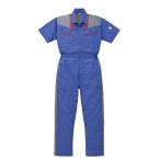 KANSAI 山田辰 半袖ツナギ服 KM-253 ロイヤルブルー 3Lサイズ