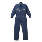 ショッピング辰 KANSAI 山田辰 ストライプツナギ服 8710 ネイビーブルー Mサイズ