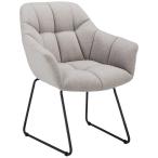 ショッピングラティス TOCOM チェア ポリエステル生地 ライトグレー ラティス TDC-9955