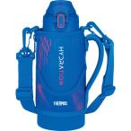 ショッピングサーモス 水筒 サーモス 水筒 真空断熱スポーツボトル 800ml ブルーピンク 保冷専用 子供用 ポーチ付き