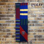 Polo Ralph Lauren ラグビーパターンマフラー ポロ ラルフローレン