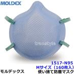 モルデックス 医療従事用 使い捨て式防塵マスク 1517N95 Mサイズ (160枚入) 正規品 MOLDEX 2本式ストラップ ヘルスケア用空気感染防止