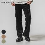 ショッピングスウェード RESOUND CLOTHING リサウンドクロージング パンツ DAVID CARGO PANTS RC38-ST-040 カーゴパンツ スウェード ストレート ブラック ブラウン カーキ