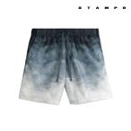 STAMPD ショーツ Tidal Waves Trunk M3872SH メンズ 半ズボン ショートパンツ ハーフパンツ 水陸両用 ネイビー 総柄 サーフパンツ