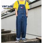 送料無料 デニムサロペット オーバーオール メンズ サロペット デニム オールインワン  ワイド ジーパン  ガーデニングパンツ 作業服 作業着 大きいサイズ