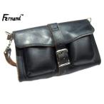 FERNAND LEATHER（フェルナンドレザー）/3 POCKET PURSE hand made in U.S.A./black