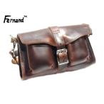 FERNAND LEATHER（フェルナンドレザー）/3 POCKET PURSE hand made in U.S.A./brown