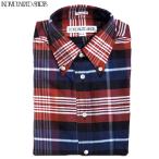 ショッピングINDIVIDUALIZED INDIVIDUALIZED SHIRTS（インディビジュアライズド　シャツ）/L/S STANDARD FIT B.D. TARTAN OXFORD SHIRTS/red x navy