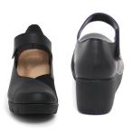 ショッピングウエッジソール パンプス レディースシューズ レディースファッション 靴 日本製 ウエッジソール 甲ベルトつき コンフォート 外反母趾 ファーストコンタクト 伸縮性ある素材