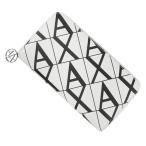 ARMANI EXCHANGE アルマーニ エクスチェンジ A/X レディースラウンドファスナー長財布(小銭入れ付き) XW000359 AF13680 ホワイト 2025春夏新作