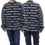 ショッピングバレンシアガ BALENCIAGA バレンシアガ メンズクルーネックセーター ニット 761596 T1673 ブラック /2024春夏新作