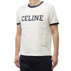 CELINE セリーヌ メンズクルーネックTシャツ RX02R507Z オフホワイト
