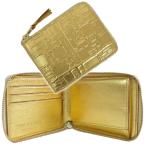 ショッピングコムデギャルソン COMME DES GARCONS コムデギャルソン メンズ二つ折り財布（小銭入れ付き） SA7100EG / EMBOSSED LOGOTYPE ゴールド