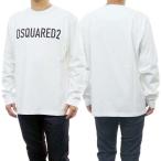 ショッピングディースクエアード DSQUARED2 ディースクエアード メンズクルーネックロングTシャツ S74GD1150 S24583 ホワイト