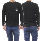 ショッピングディースクエアード DSQUARED2 ディースクエアード メンズクルーネックセーター ニット S74HA1371 S18332 ブラック