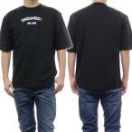 DSQUARED2 ディースクエアード メンズクルーネックTシャツ S74GD1268 S23009 / Loose Fit Tee ブラック
