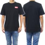 ショッピングDIESEL DIESEL ディーゼル メンズクルーネックTシャツ A11927 0CATM / T-JUST-NLABEL ブラック