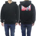 DIESEL ディーゼル メンズプルオーバーパーカー A12752 0IEAX / T-BOXT-HOOD-N8FELPA ブラック