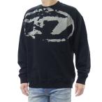 DIESEL ディーゼル メンズトレーナー A13051 0DQAK / S-BOXT-N5 ブラック