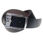 ショッピングdiesel DIESEL ディーゼル メンズ レディースリバーシブルレザーベルト X08879 PR227 / B-SHIFT II ブラック×ブラウン 定番人気商品