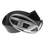 DIESEL ディーゼル メンズ レディースレザーベルト X08516 PR666 / B-1DR ブラック 定番人気商品