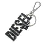 ショッピングdiesel DIESEL ディーゼル メンズキーリング/キーホルダー X10294 P8097 / DSL 3D KEY RING ブラック×ライトグレー 定番人気商品