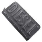 ショッピングdiesel DIESEL ディーゼル メンズラウンドファスナー長財布（小銭入れ付き） X10006 P8078 / DSL 3D CONTINENTAL ブラック 定番人気商品