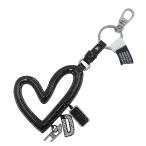 DIESEL ディーゼル レディースキーリング/キーホルダー X10419 P6255 / MULTI II ブラック 2025秋冬新作