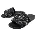 DIESEL ディーゼル レディースシャワーサンダル Y03347 P5254 / SA-SLIDE D DENIM ブラック