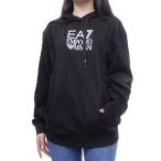 EMPORIO ARMANI エンポリオアルマーニ EA7 レディースプルオーバーパーカー 6DTM13 TJZCZ ブラック