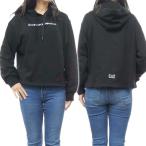 ショッピングアルマーニ EMPORIO ARMANI エンポリオアルマーニ EA7 レディースプルオーバーパーカー 3DTM03 TJSYZ ブラック