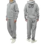 EMPORIO ARMANI エンポリオアルマーニ EA7 メンズセットアップスウェット 7M000913 AF10377 グレー 2025秋冬新作