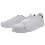 EMPORIO ARMANI エンポリオアルマーニ EA7 メンズローカットスニーカー 7X000331 AF10848 ホワイト×アスファルト カモフラージュ 2025秋冬新作
