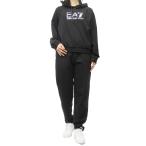 ショッピングアルマーニ EMPORIO ARMANI エンポリオアルマーニ EA7 レディースセットアップスウェット 7W000122 AF12502 ブラック