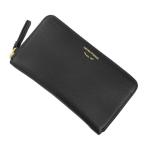 EMPORIO ARMANI エンポリオアルマーニ レディースラウンドファスナー長財布（小銭入れ付き） EW000366 AF11953 ブラック 定番人気商品