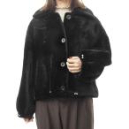 EMMETIemeti женский блузон SILVIA MOUTON черный 2025 осень-зима новый продукт 